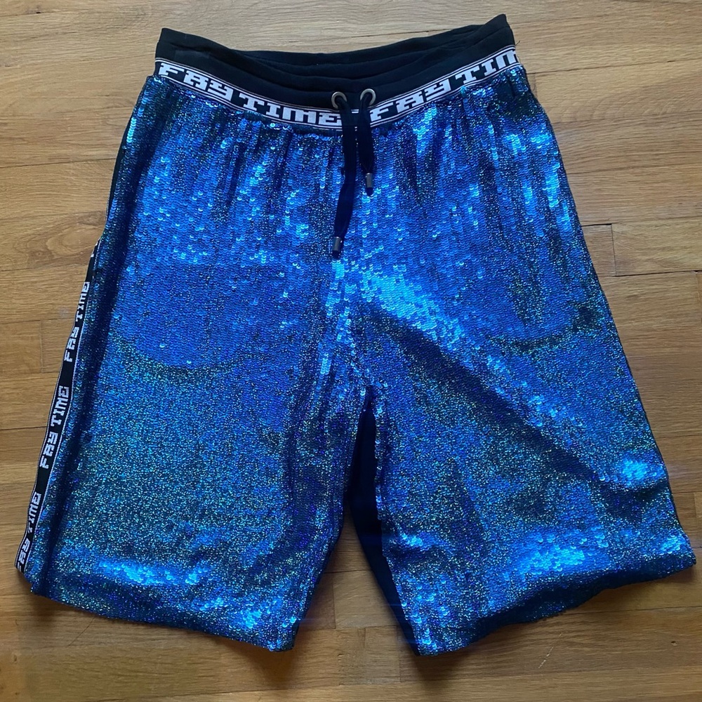 Fay Men's Sparkling Blue Athletic Shorts